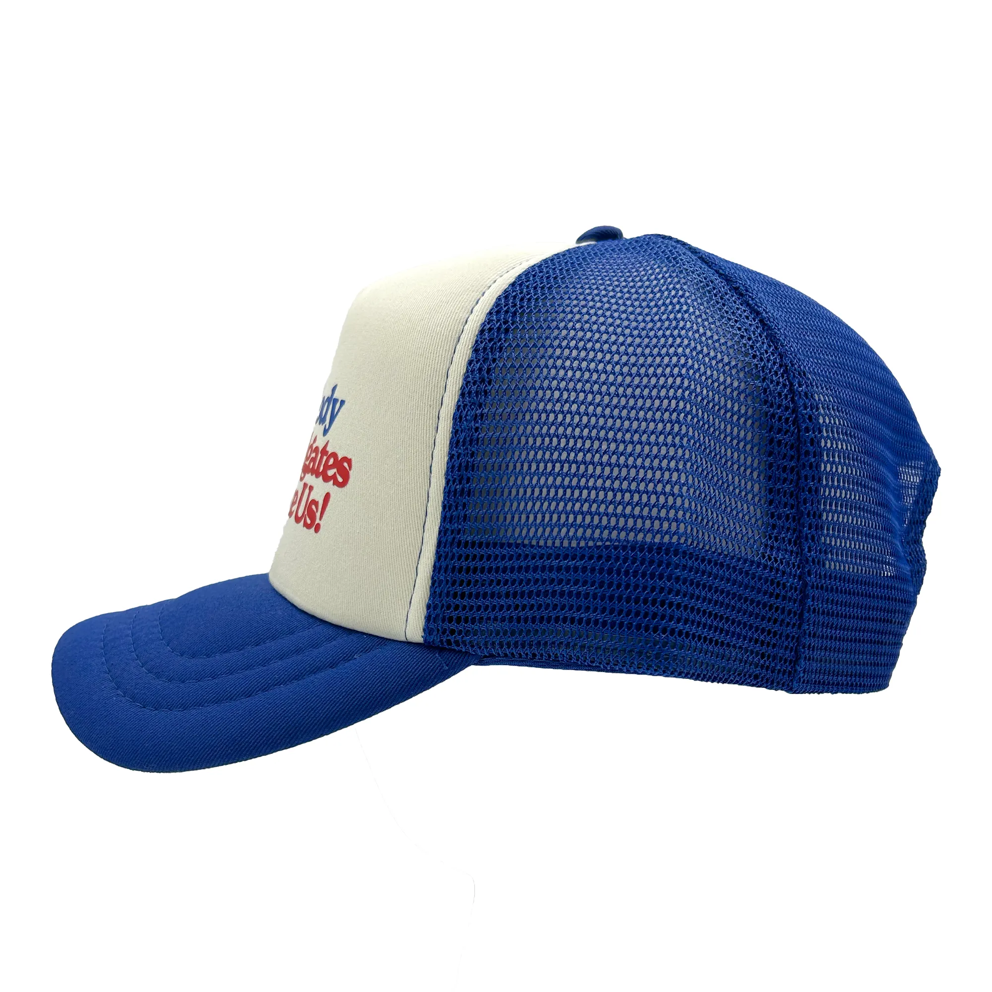 BFLO x Labatt Nobody Tailgates Like Us! Royal & White Trucker Hat